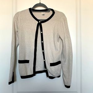 A New Day XS Cream Sparkle Cardigan